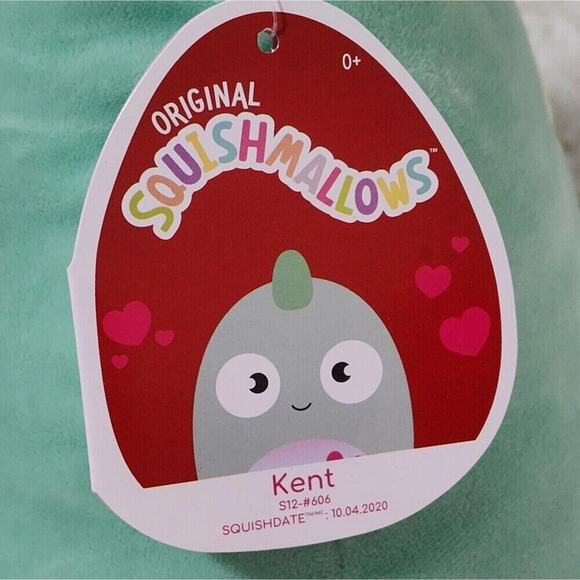 Squishmallows Kent the Chameleon valentine\'s‎ day heart version 12\